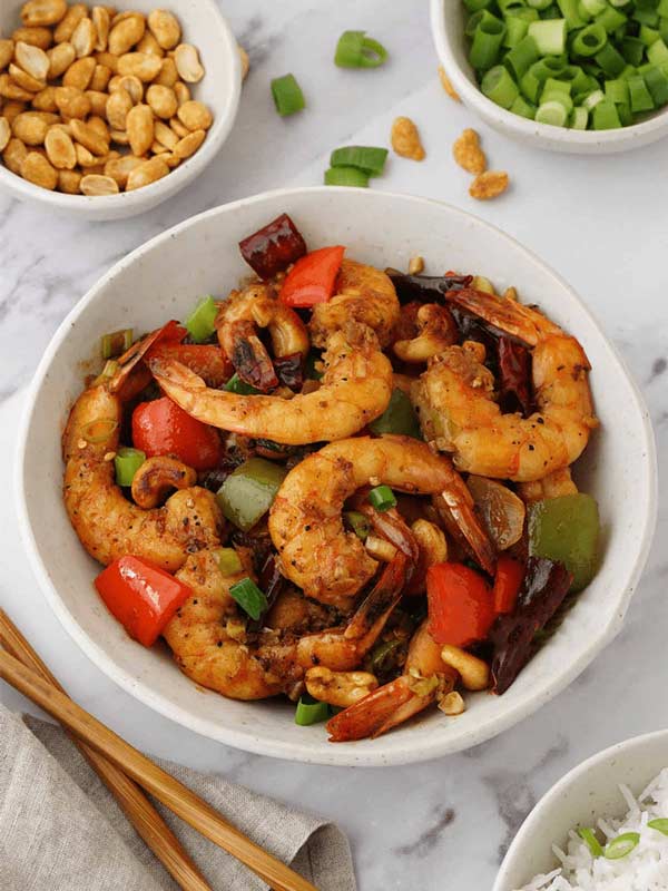 King Prawn Green Greens Food Lodge